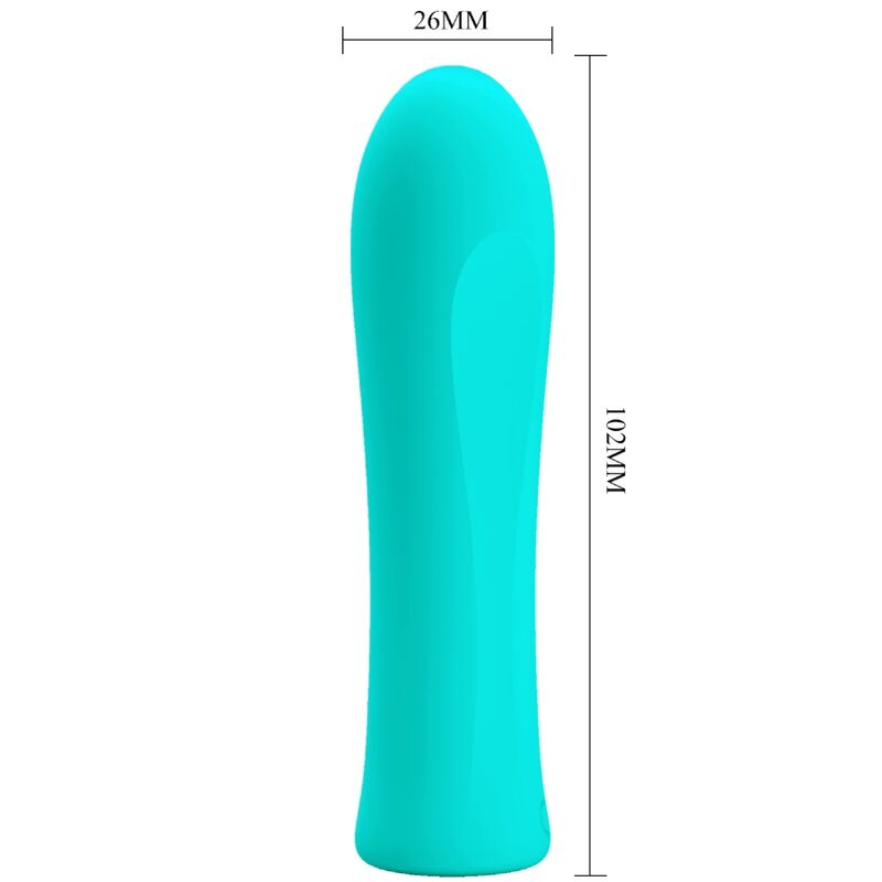 PRETTY LOVE - VIBROMASSEUR ALFREDA SUPER POWER VERT D'EAU