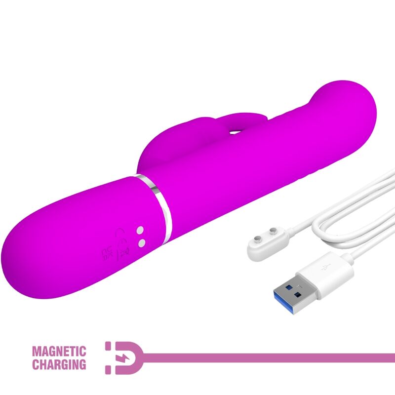 PRETTY LOVE - COALE RABBIT VIBRATOR PERLES VIOLET