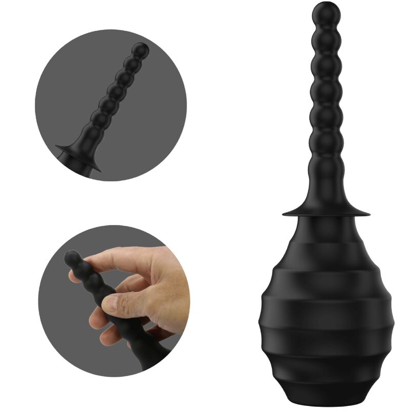 MR PLAY - VIBRATEUR PUISSANT AVEC TÉLÉCOMMANDE, PLUG ANAL, NOIR