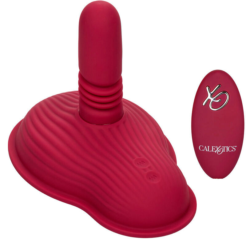 CALEXOTICS - RIDER MASSAGEUR DOUBLE MOTEUR TÉLÉCOMMANDE ROUGE