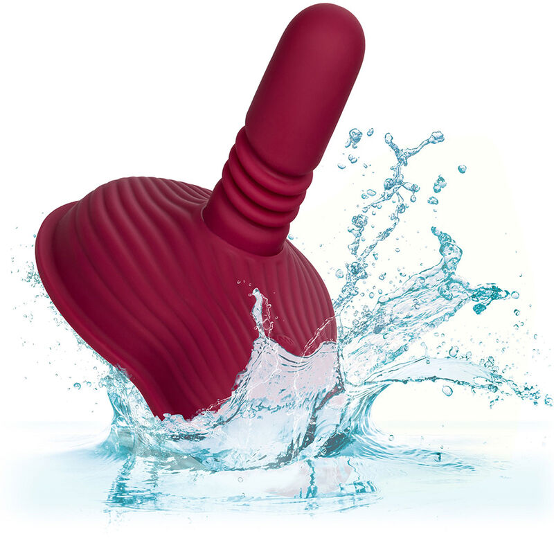 CALEXOTICS - RIDER MASSAGEUR DOUBLE MOTEUR TÉLÉCOMMANDE ROUGE