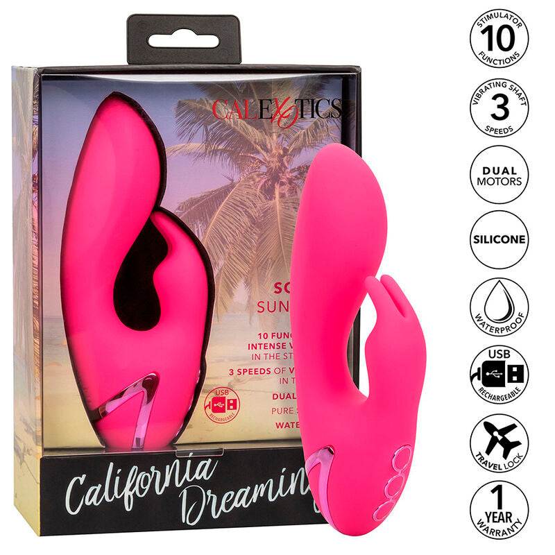 CALEXOTICS - VIBRATEUR LAPIN SO. CAL SUNSHINE FUCHSIA DE CALIFORNIA DREAMING