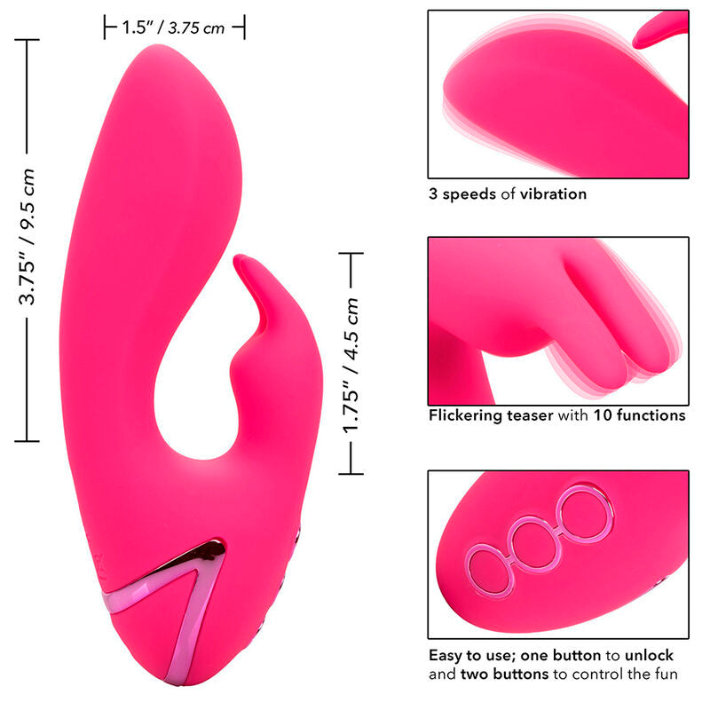 CALEXOTICS - VIBRATEUR LAPIN SO. CAL SUNSHINE FUCHSIA DE CALIFORNIA DREAMING