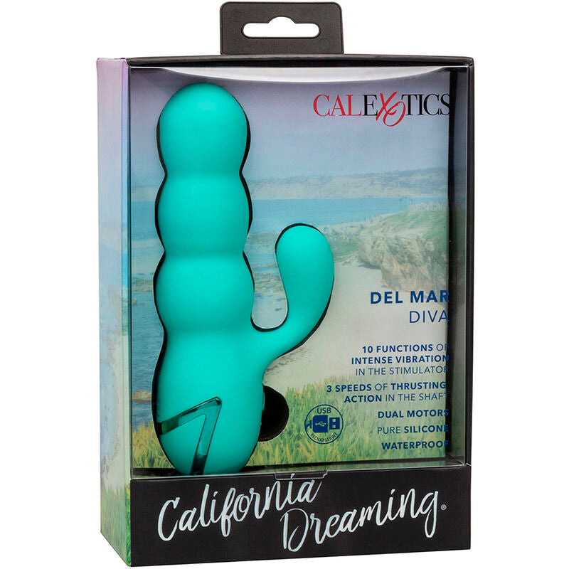 CALEXOTICS - VIBREUR LAPIN DEL MAR DIVA AQUA VERT DE CALIFORNIA DREAMING