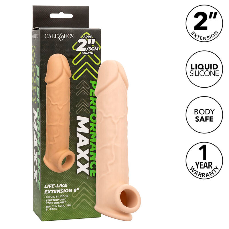 CALEXOTICS - PERFORMANCE MAXX EXTENSION RÉALISTE 8 PEAU CLAIRE