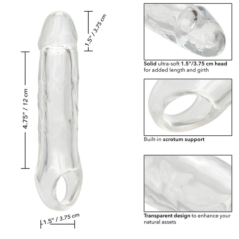 CALEXOTICS - RALLONGE PERFORMANCE MAXX CLEAR 6,5 TRANSPARENTE
