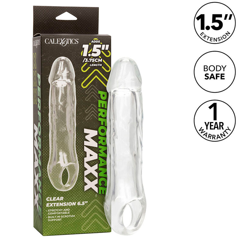 CALEXOTICS - RALLONGE PERFORMANCE MAXX CLEAR 6,5 TRANSPARENTE
