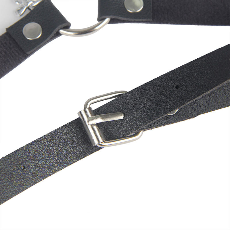 SUBBLIME - HARNAIS EN CUIR NOIR TAILLE UNIQUE