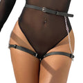 SUBBLIME - HARNAIS EN CUIR NOIR TAILLE UNIQUE