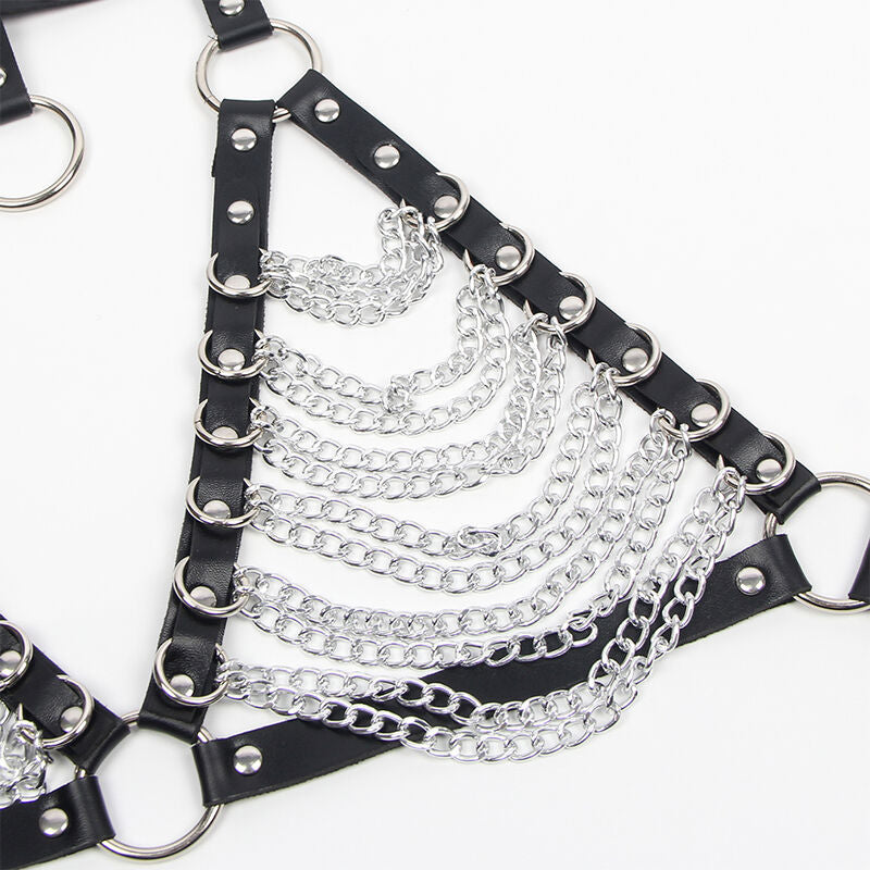 SUBBLIME - SOUTIEN-GORGE HARNAIS ET COLLIER À CHAÎNES TAILLE UNIQUE