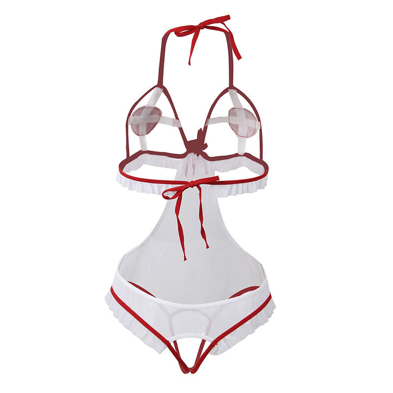 SUBBLIME - DÉGUISEMENT D'INFIRMIÈRE SEXY SANS ENTREJAMBE S/M