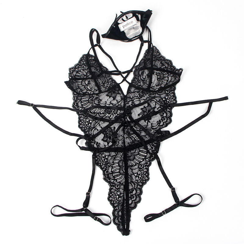 SUBBLIME - DÉGUISEMENT POLICIER BODY DENTELLE NOIRE S/M