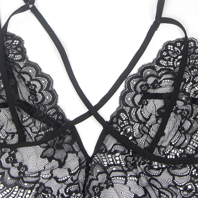 SUBBLIME - DÉGUISEMENT POLICIER BODY DENTELLE NOIRE S/M