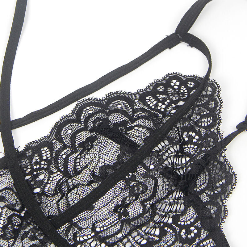SUBBLIME - DÉGUISEMENT POLICIER BODY DENTELLE NOIRE S/M