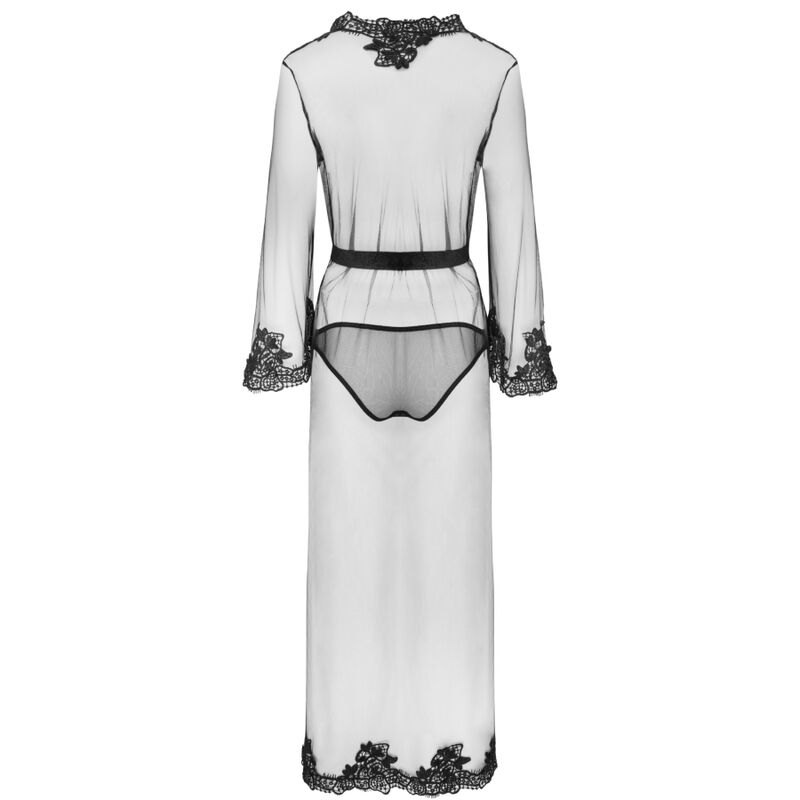 LIVCO CORSETTI FASHION - NOKINA LC XG055 ROBE + STRING NOIR TAILLE UNIQUE