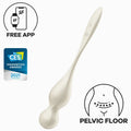 SATISFYER - LOVE BIRDS BOULES VIBRANTES CÔNES BLANCS