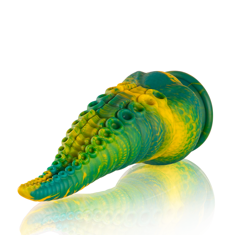 EPIC - GODEMICHET TENTAULE VERT CETUS, GRANDE TAILLE