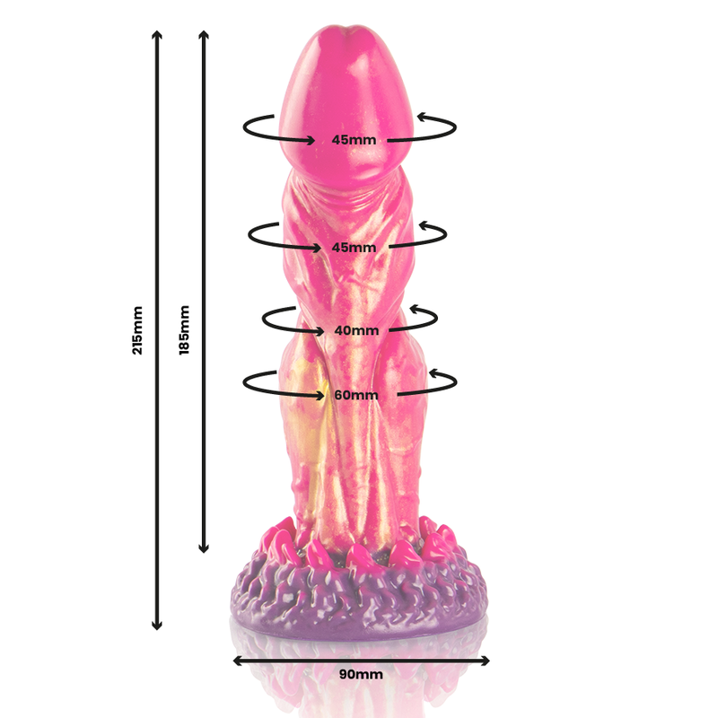 ÉPIQUE - DILDO DE CERBÈRE FEU MYTHOLOGIQUE