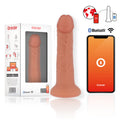 ONINDER - PETIT GODEMICHET VIBRANT BOGOTA 9 VITESSES NATUREL 17.5 CM -O- 4 CM - APPLICATION GRATUITE