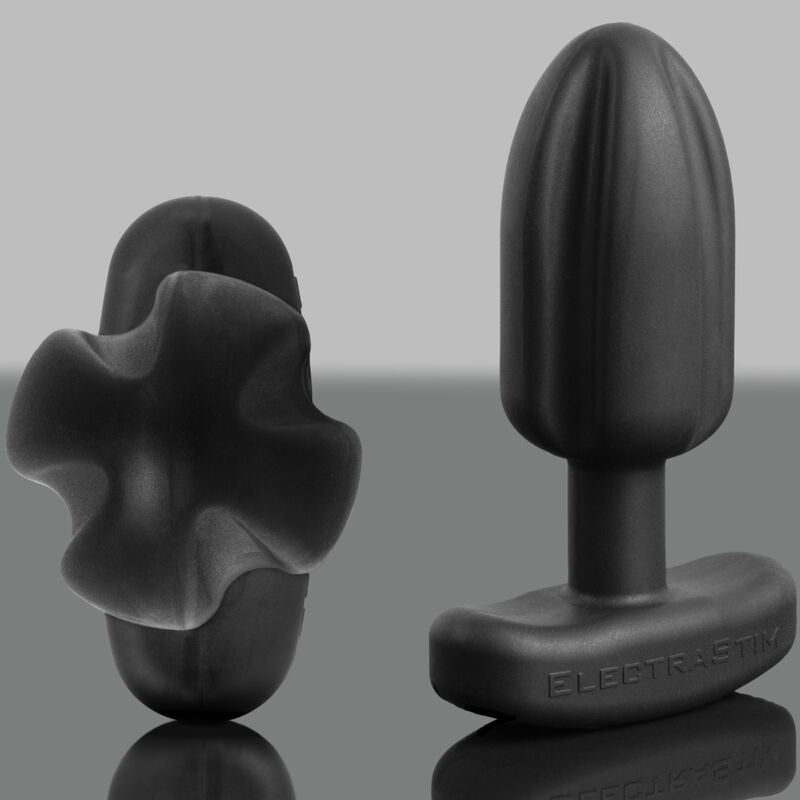 ELECTRASTIM - TARTARUS PLUG ANAL QUADRIPOLAIRE SILICONE NOIR