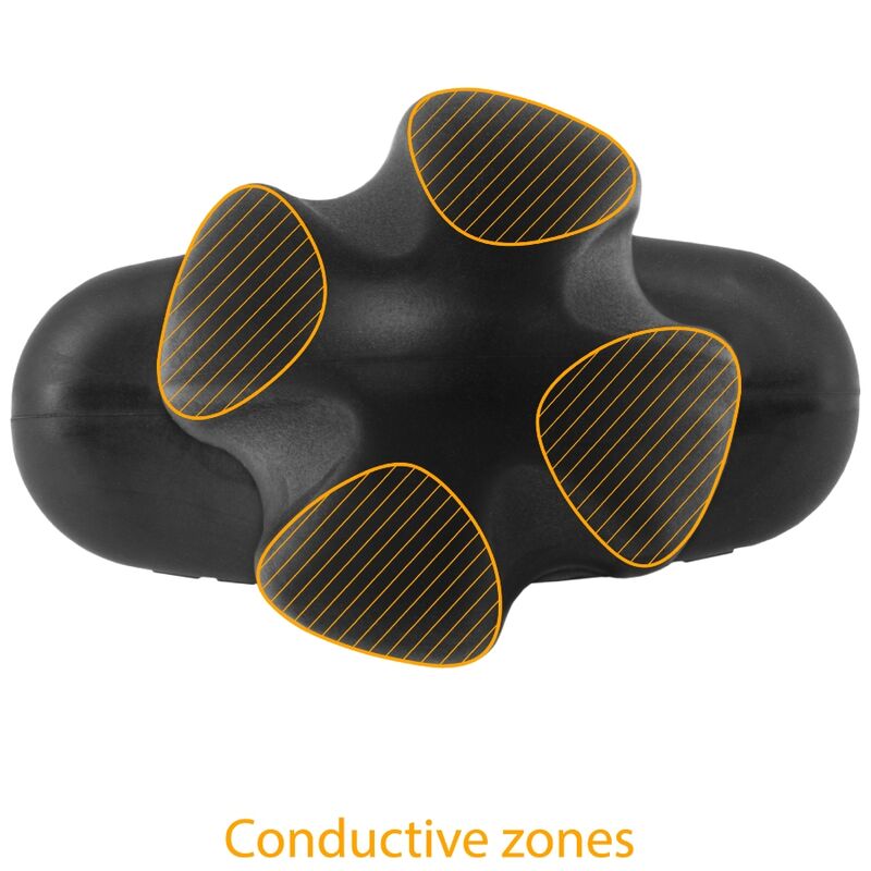 ELECTRASTIM - TARTARUS PLUG ANAL QUADRIPOLAIRE SILICONE NOIR
