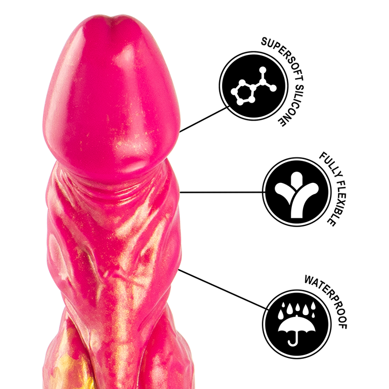 ÉPIQUE - DILDO DE CERBÈRE FEU MYTHOLOGIQUE