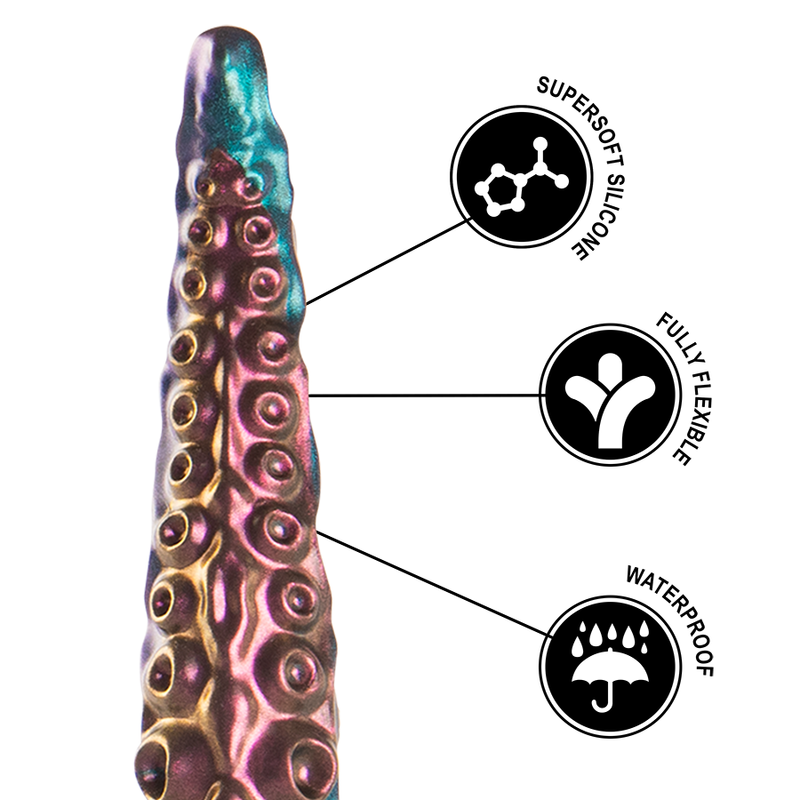 EPIC - CHARYBDIS DILDO FIN À TENTAULES, GRANDE TAILLE