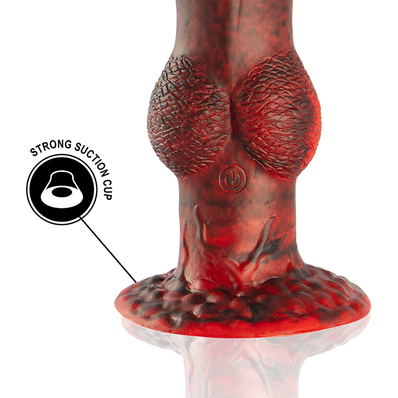 EPIC - PROMETHEUS DILDO TITAN EN FLAMMES TÉLÉCOMMANDE RECHARGEABLE