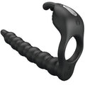 PRETTY LOVE - BLACKNEY ANNEAUX PÉNIS AVEC PLUG VIBRANT