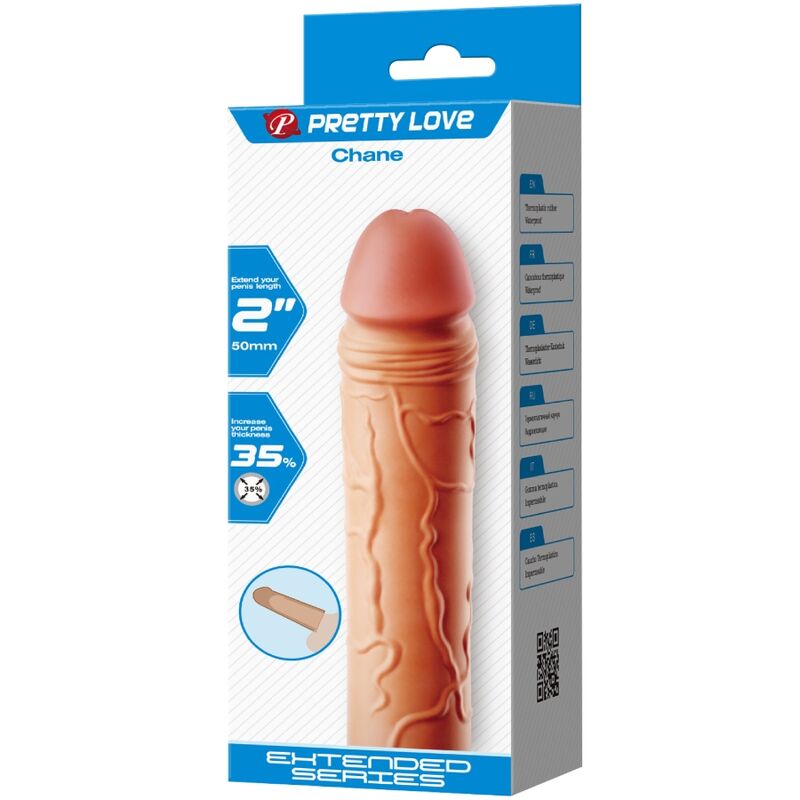 PRETTY LOVE - CHANE RALLONGE DE PÉNIS EN SILICONE CHAIR