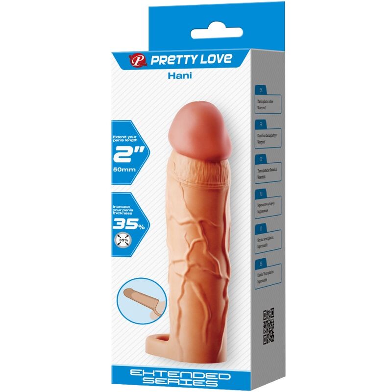PRETTY LOVE - HANI GAINE DE PÉNIS STIMULANTE EXTENSIBLE