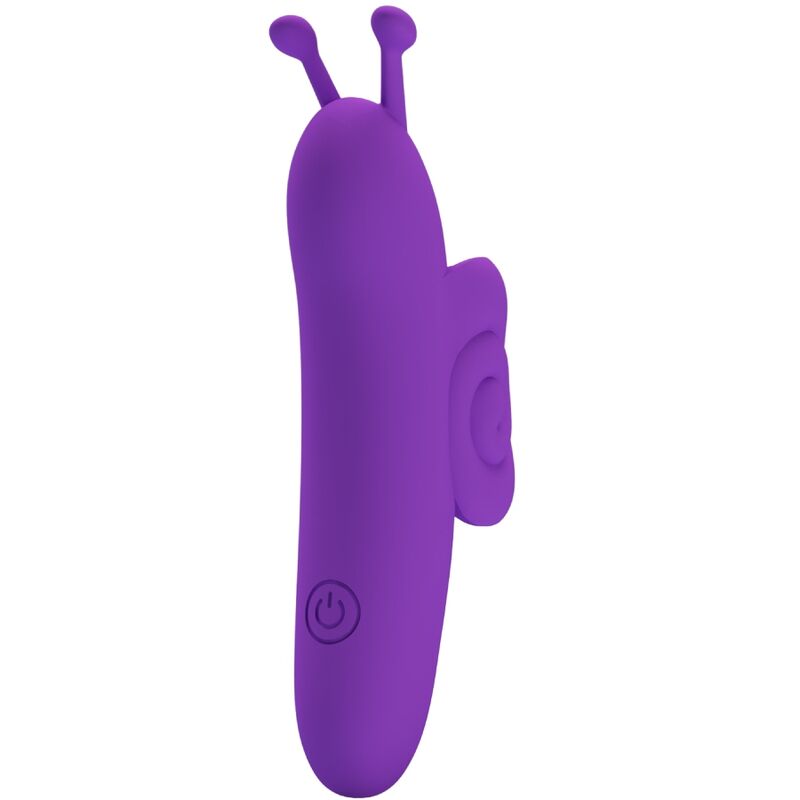 PRETTY LOVE - SNAIL STIMULATEUR DE DOIGT VIBRANT VIOLET PUISSANT