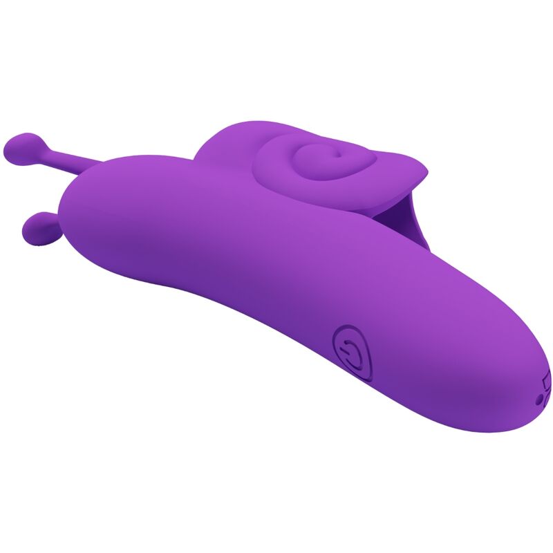 PRETTY LOVE - SNAIL STIMULATEUR DE DOIGT VIBRANT VIOLET PUISSANT