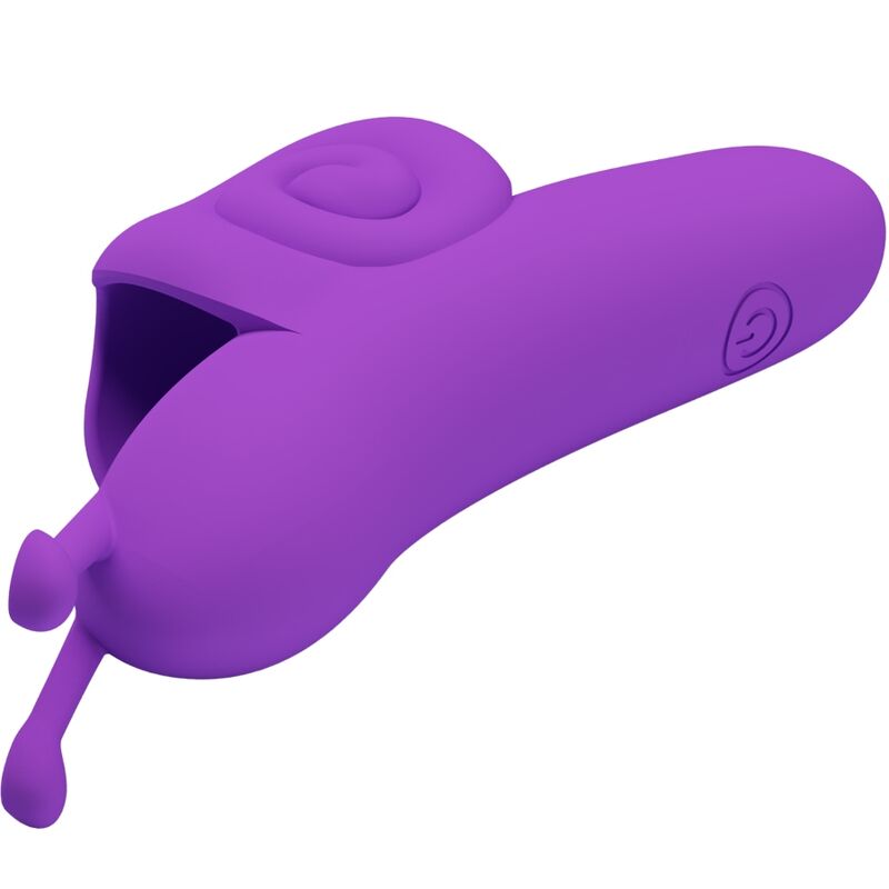 PRETTY LOVE - SNAIL STIMULATEUR DE DOIGT VIBRANT VIOLET PUISSANT