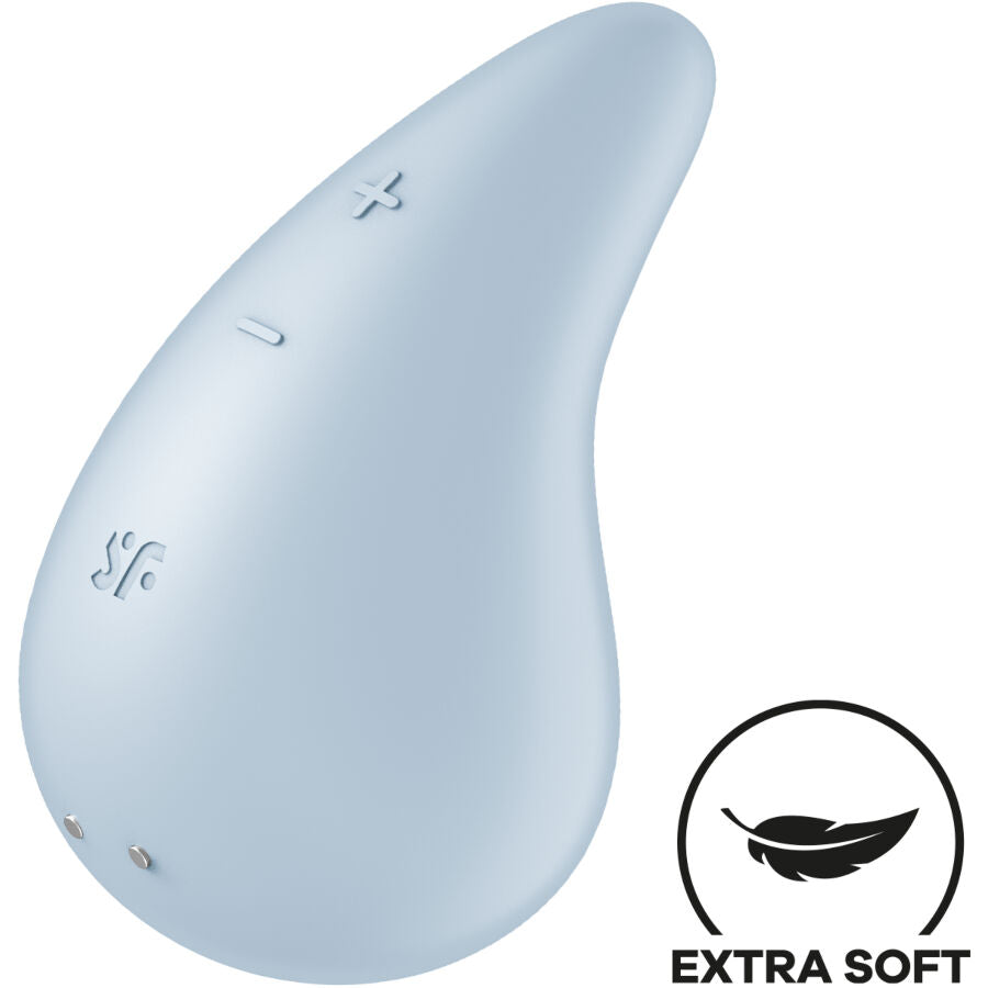 SATISFYER - DEW DROP VIBRATEUR À POSER BLANC