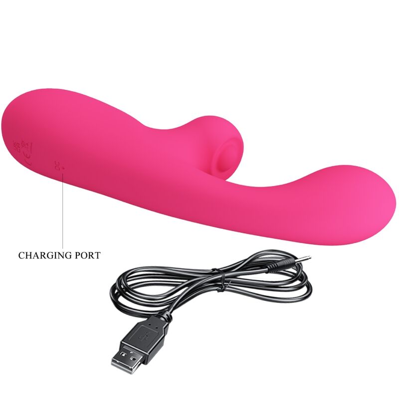 PRETTY LOVE - VIBROMASSEUR SKYLAR STIMULATOR ROSE