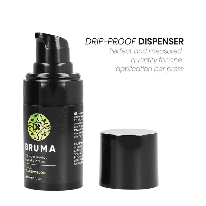 BRUMA - VIBRATEUR LIQUIDE ULTRA GLISSANT PASTÈQUE 15 ML