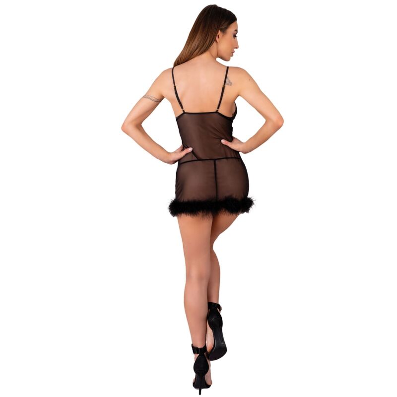 LIVCO CORSETTI FASHION - ZERUNAM ENSEMBLE BABYD. + TANGA NOIR