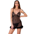LIVCO CORSETTI FASHION - ZERUNAM ENSEMBLE BABYD. + TANGA NOIR