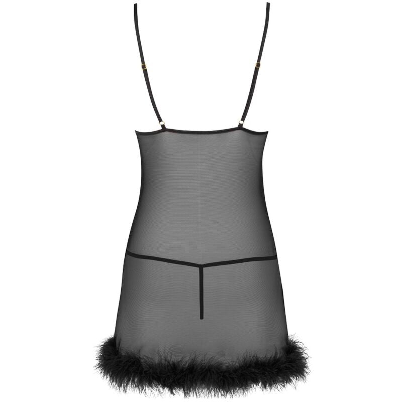 LIVCO CORSETTI FASHION - ZERUNAM ENSEMBLE BABYD. + TANGA NOIR
