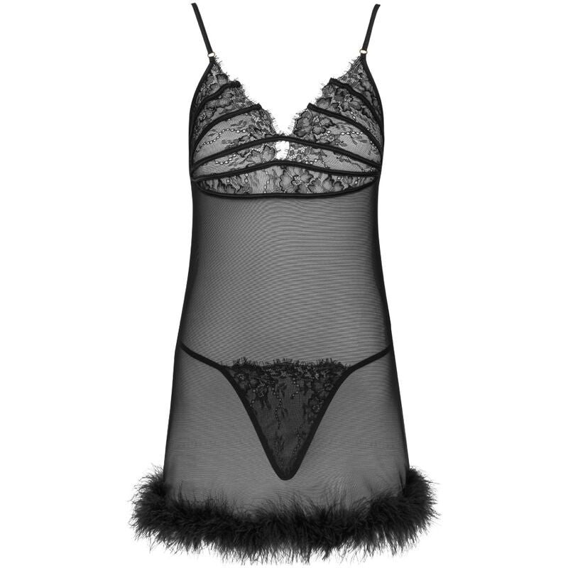 LIVCO CORSETTI FASHION - ZERUNAM ENSEMBLE BABYD. + TANGA NOIR
