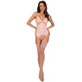 LIVCO CORSETTI FASHION - ENSEMBLE PERSINNE PEACH CORSET + CULOTTE + BAS