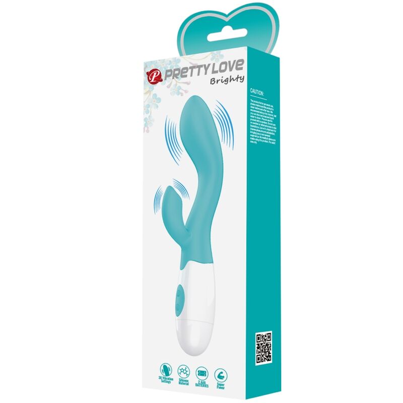 PRETTY LOVE - VIBROMASSEUR SAINT-GRAAL POINT G, VERT D'EAU