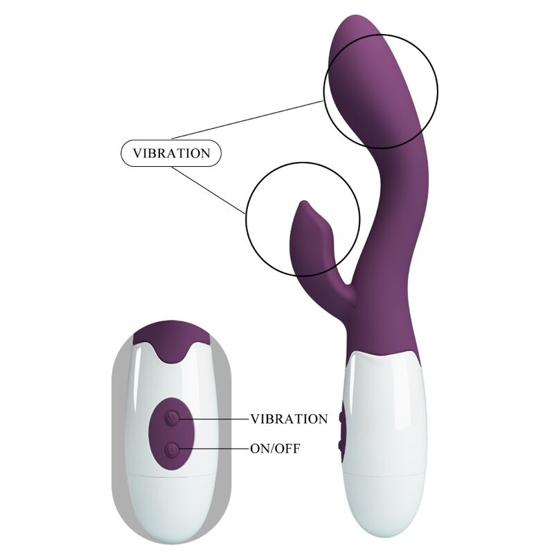 PRETTY LOVE - VIBROMASSEUR G-SPOT SACRÉ VIOLET