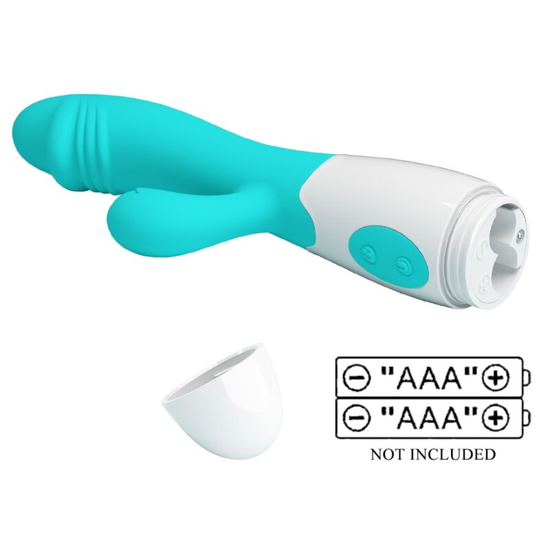 PRETTY LOVE - VIBROMASSEUR POINT G SNAPPY VERT AQUA