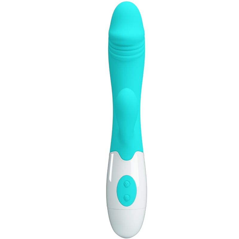 PRETTY LOVE - VIBROMASSEUR POINT G SNAPPY VERT AQUA