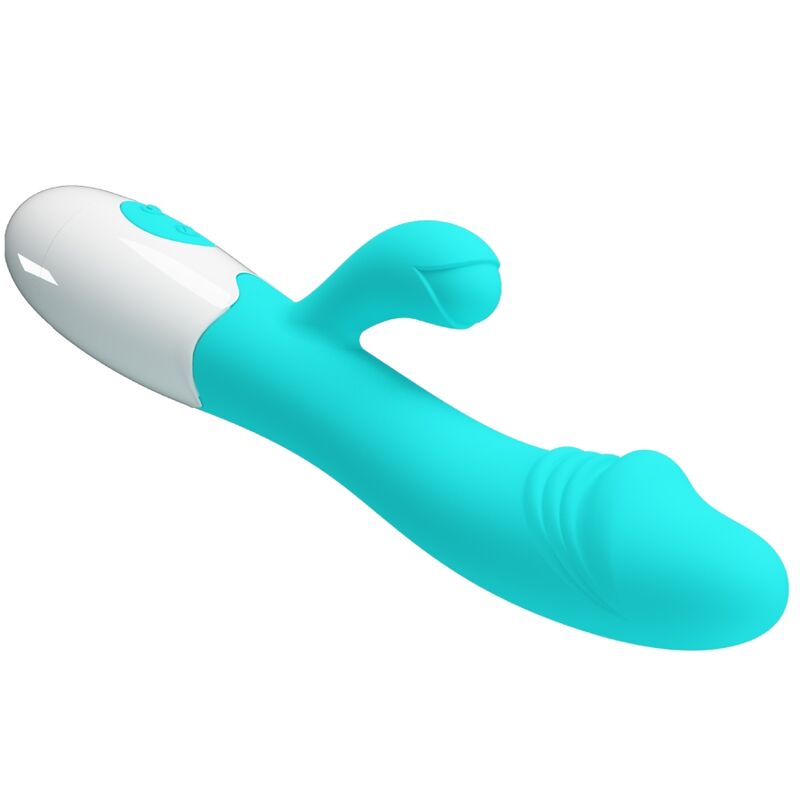 PRETTY LOVE - VIBROMASSEUR POINT G SNAPPY VERT AQUA