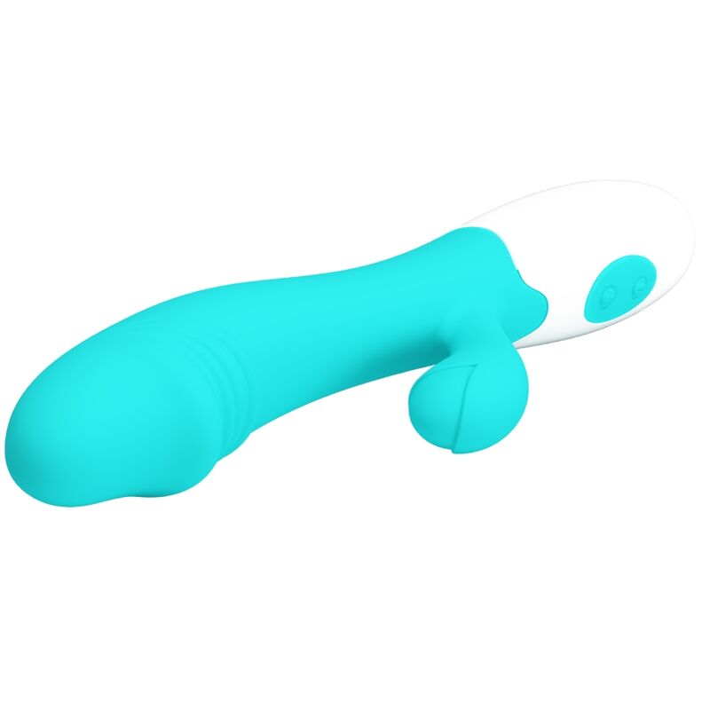 PRETTY LOVE - VIBROMASSEUR POINT G SNAPPY VERT AQUA