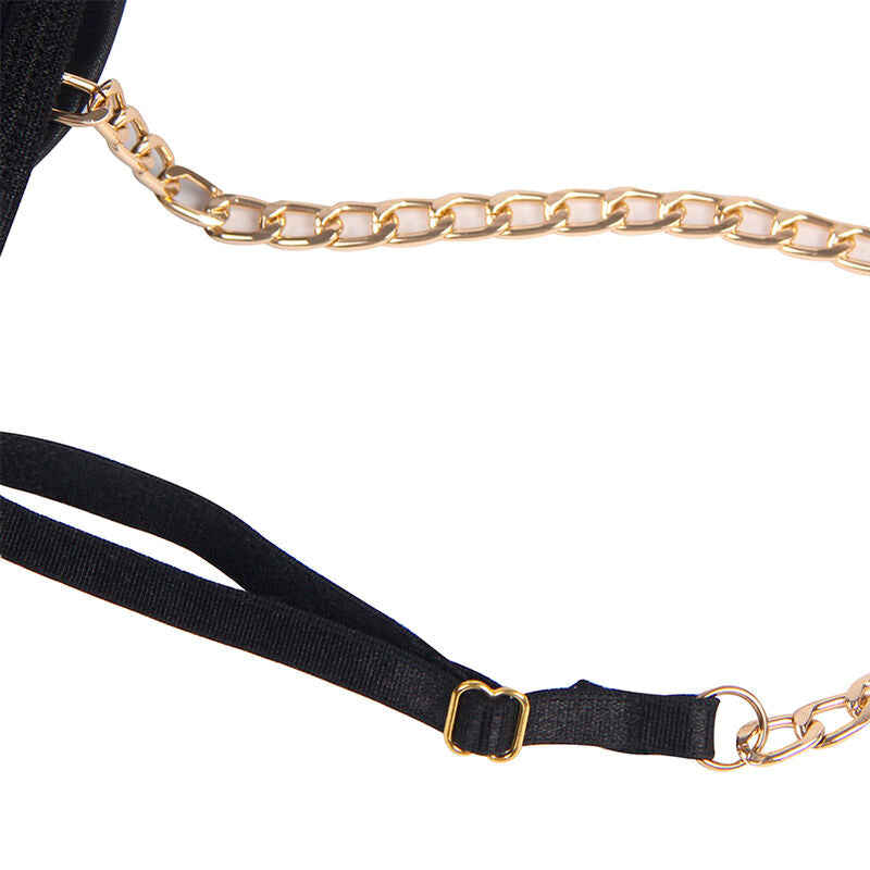 SUBBLIME - BODY BRETELLES CHAÎNETTE NOIR S/M