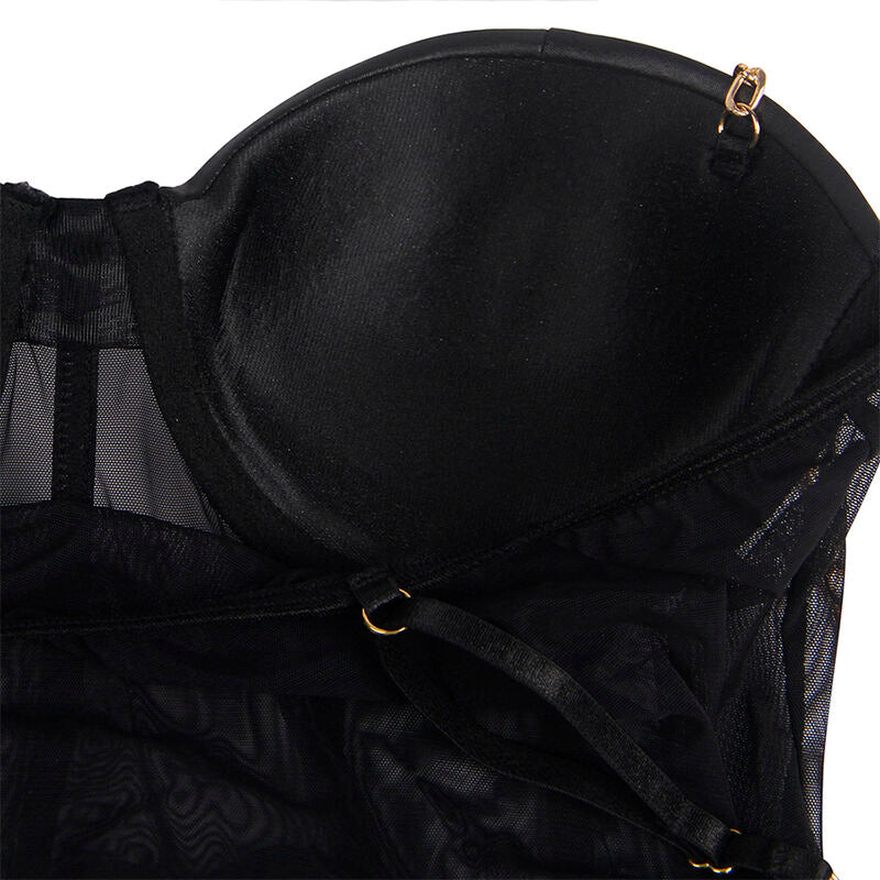 SUBBLIME - BODY BRETELLES CHAÎNETTE NOIR S/M